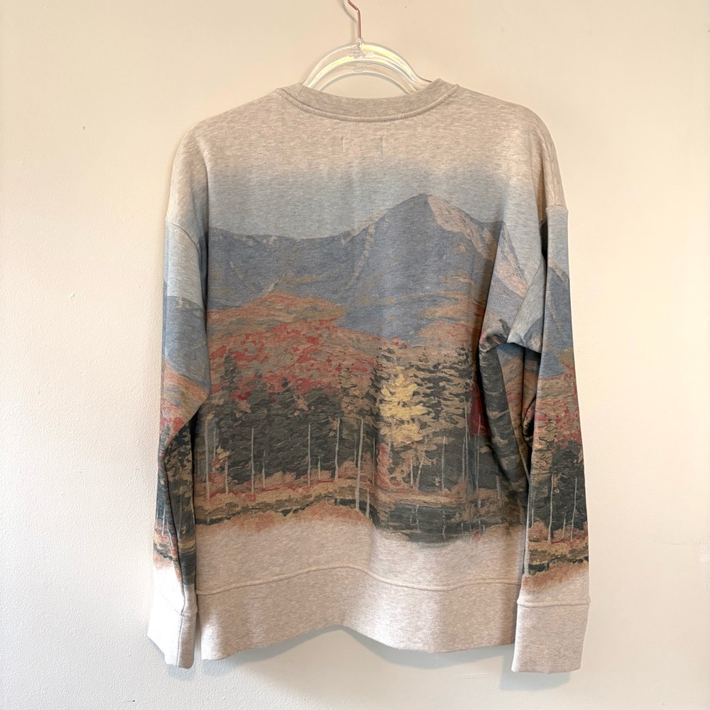 LL Bean signature camp print crewneck sweatshirt - Picture 5 of 7